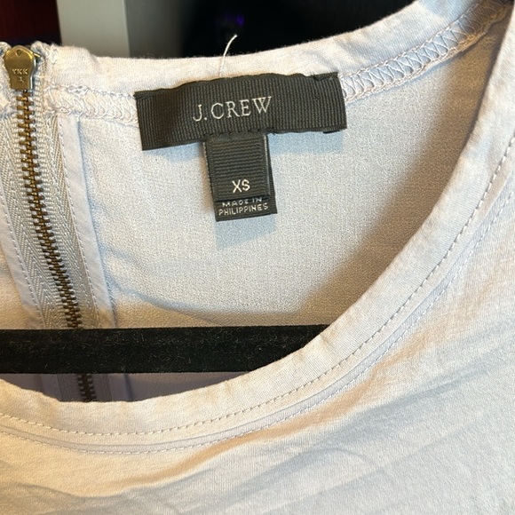 Talbots lavender sleeveless scoop neck mix media layered top size XS - Picture 2 of 3